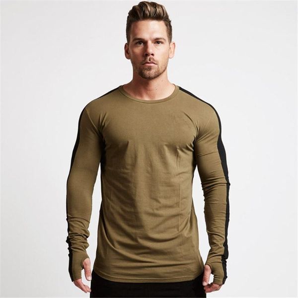 long sleeve cotton tshirt running sport t-shirt men gym fitness workout skinny tees spring male jogging training clothes, Black;blue
long sleeve cotton tshirt running sport t-shirt men gym fitness workout skinny tees spring male jogging training clothes, Black;blue