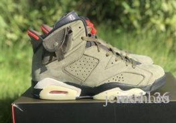2019 travis scott x airs 6 mens basketball shoes 6s medium olive 6s designer sneakers size eur40-46
2019 travis scott x airs 6 mens basketball shoes 6s medium olive 6s designer sneakers size eur40-46