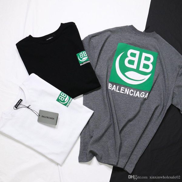 2020 french spring and summer latest fashion letters printing t-shirt men and women oversize casual cotton wild loose thin tee, White;black
2020 french spring and summer latest fashion letters printing t-shirt men and women oversize casual cotton wild loose thin tee, White;black