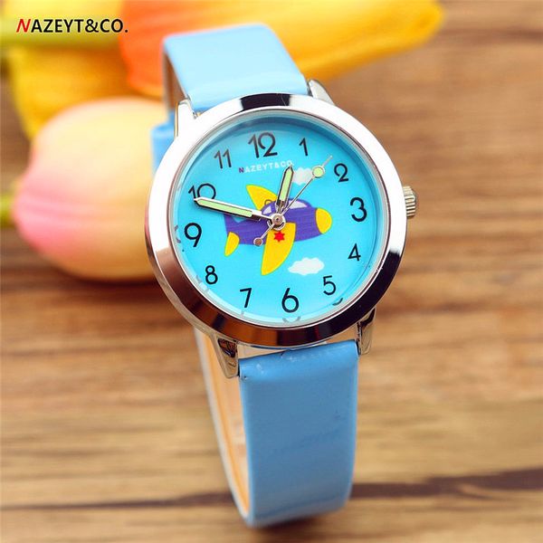 2019 popular children's wristwatch cartoon airplane pu belt student luminous pointer quartz watch boys and girls watch, Blue
2019 popular children's wristwatch cartoon airplane pu belt student luminous pointer quartz watch boys and girls watch, Blue