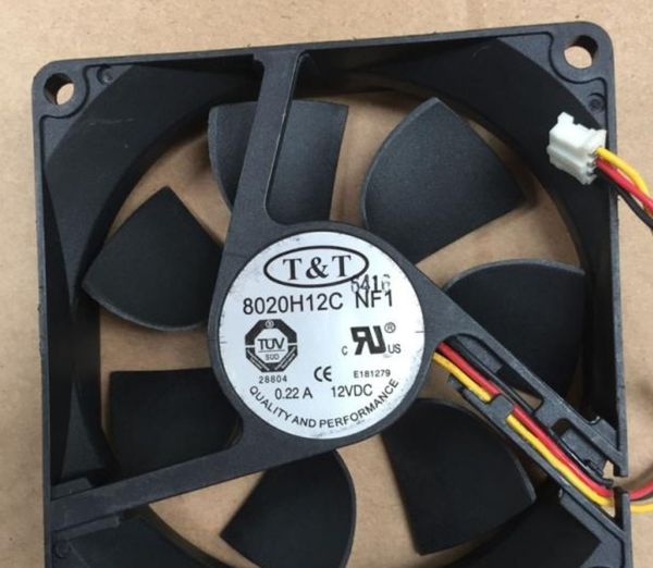 wholesale german original t&t 8cm 8020 8020h12c nf1 0.22a 12vdc cooling fan 
wholesale german original t&t 8cm 8020 8020h12c nf1 0.22a 12vdc cooling fan
