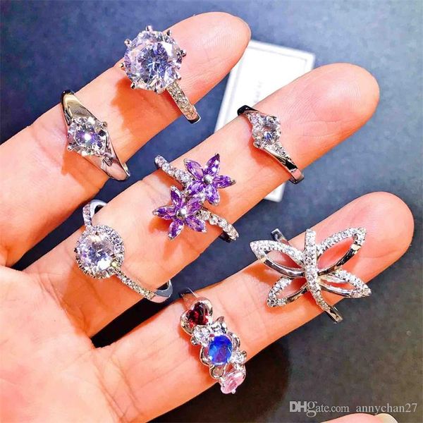 s925 silver rings colorful rhinestone discount rings good quality fashion mixed different styles with stamped fashion wedding jewelry
s925 silver rings colorful rhinestone discount rings good quality fashion mixed different styles with stamped fashion wedding jewelry