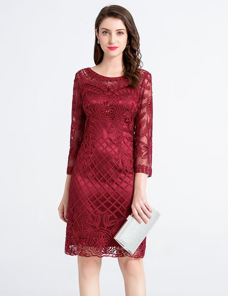 luxury women embroidery sheath dress 3/4 sleeve sequins party dresses 058160, White;black
luxury women embroidery sheath dress 3/4 sleeve sequins party dresses 058160, White;black