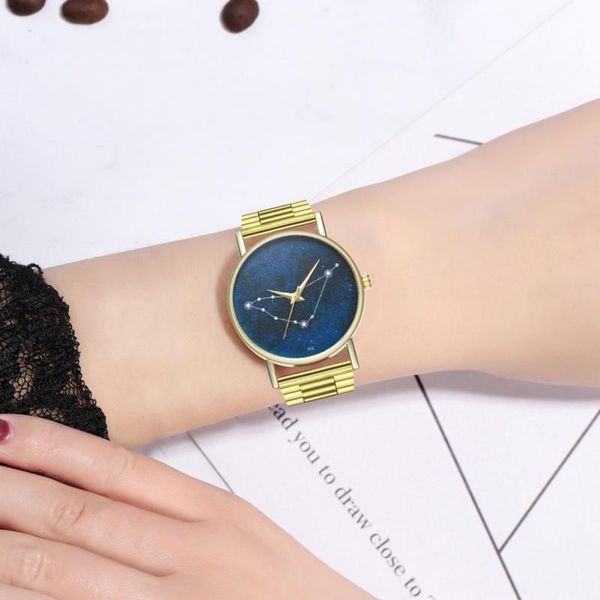 zhoulianfa steel band quartz watch personality simple style dial pattern watch, Slivery;brown
zhoulianfa steel band quartz watch personality simple style dial pattern watch, Slivery;brown