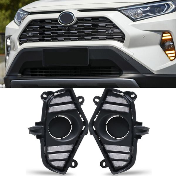 1 pair drl led daytime running light waterproof with flow yellow turn signal bumper for toyota rav4 2019 2020 2021 2022
1 pair drl led daytime running light waterproof with flow yellow turn signal bumper for toyota rav4 2019 2020 2021 2022