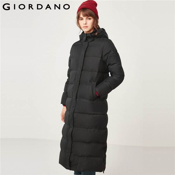 giordano women 90% down jacket hooded waterproof winter coat for women long length down filled ropa mujer invierno 2018, Black
giordano women 90% down jacket hooded waterproof winter coat for women long length down filled ropa mujer invierno 2018, Black