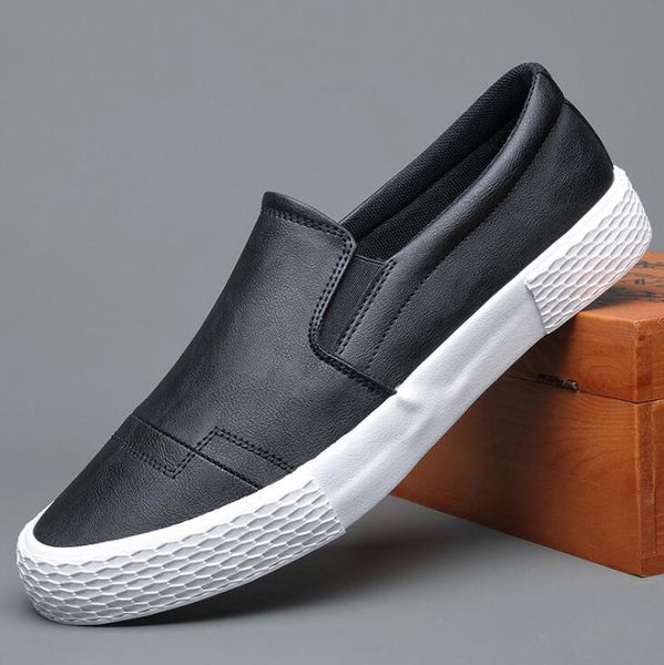 spring autumn new men shoes fashion cool man leather casual shoes men cool loafers flat shoes, Black
spring autumn new men shoes fashion cool man leather casual shoes men cool loafers flat shoes, Black
