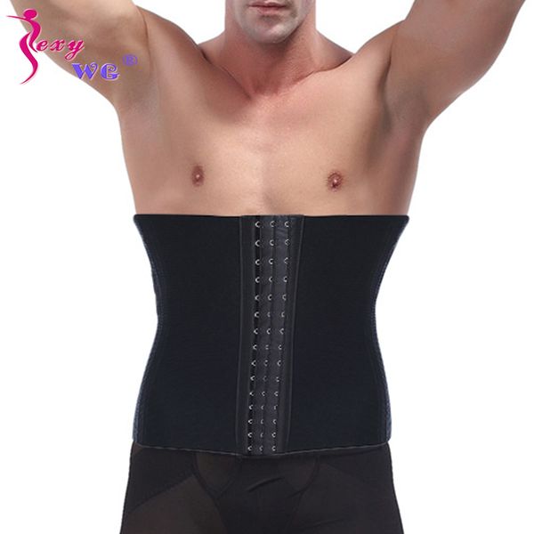 sexywg slim waist supports modeling belt man body shaper slimming shapewear strap with 8 steel bone tummy trimmer cincher corset, Black;gray
sexywg slim waist supports modeling belt man body shaper slimming shapewear strap with 8 steel bone tummy trimmer cincher corset, Black;gray