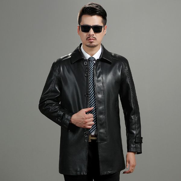808 new fashion sheepskin lapel spring and autumn clothing men's long-style genuine leather trench coat, Tan;black
808 new fashion sheepskin lapel spring and autumn clothing men's long-style genuine leather trench coat, Tan;black