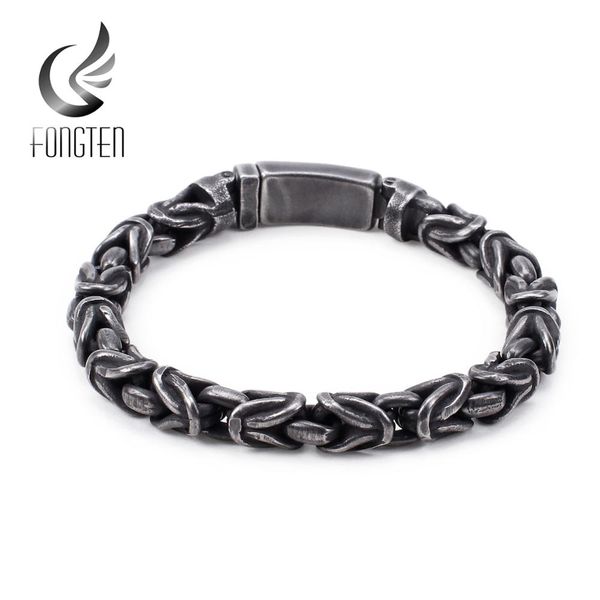 fongten square link bracelet men black silver gold stainless steel chain scripture male fashion bracelets jewelry
fongten square link bracelet men black silver gold stainless steel chain scripture male fashion bracelets jewelry