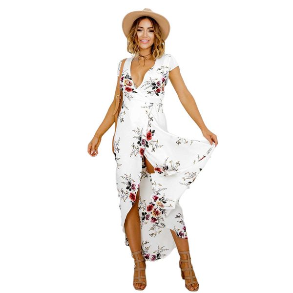 New Floral Print Long Dresses Women Strap V Neck Split Beach Summer Dress Sexy Elegant Slim Fit Maxi
New Floral Print Long Dresses Women Strap V Neck Split Beach Summer Dress Sexy Elegant Slim Fit Maxi