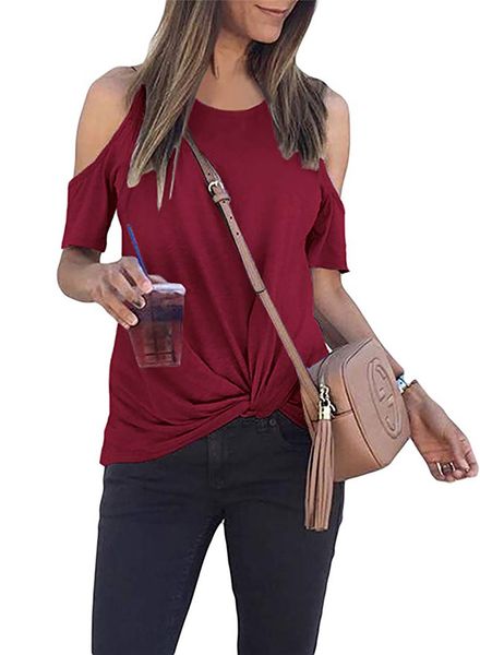 dhl женщины лето туника с холодным плечом топы лето с коротким рукавом повседневная мода узел твист передняя блузка футболка, White
dhl женщины лето туника с холодным плечом топы лето с коротким рукавом повседневная мода узел твист передняя блузка футболка, White