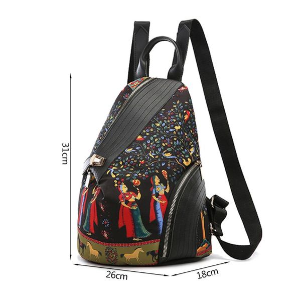 elephant-print shoulder bag fashion women backpack colored print travel rucksack nylon hand bag girls daypack for school journey
elephant-print shoulder bag fashion women backpack colored print travel rucksack nylon hand bag girls daypack for school journey