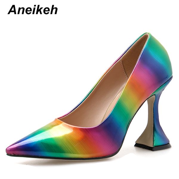 aneikeh colour super high heel women pointed ties stiletto heel shallow mouth lady wedding party shoes summer pumps 40 41, Black
aneikeh colour super high heel women pointed ties stiletto heel shallow mouth lady wedding party shoes summer pumps 40 41, Black