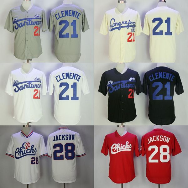 Roberto CLEMENTE #21 Santurce Crabbers Puerto Rico Jersey Button Down Memphis Chicks #28 Bo Jackson Movie Baseball Jersey
Roberto CLEMENTE #21 Santurce Crabbers Puerto Rico Jersey Button Down Memphis Chicks #28 Bo Jackson Movie Baseball Jersey