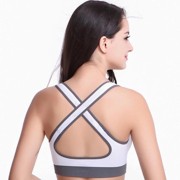 gym clothing women fitness bra padded compression sport sportswear quick dry elastic crop running yoga ladies, White;black
gym clothing women fitness bra padded compression sport sportswear quick dry elastic crop running yoga ladies, White;black