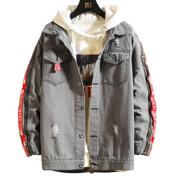 2020 new denim jackets men cowboy slim fit bomber jacket men's jean jacket hip hop hole coats men chaqueta hombre, Black;brown
2020 new denim jackets men cowboy slim fit bomber jacket men's jean jacket hip hop hole coats men chaqueta hombre, Black;brown