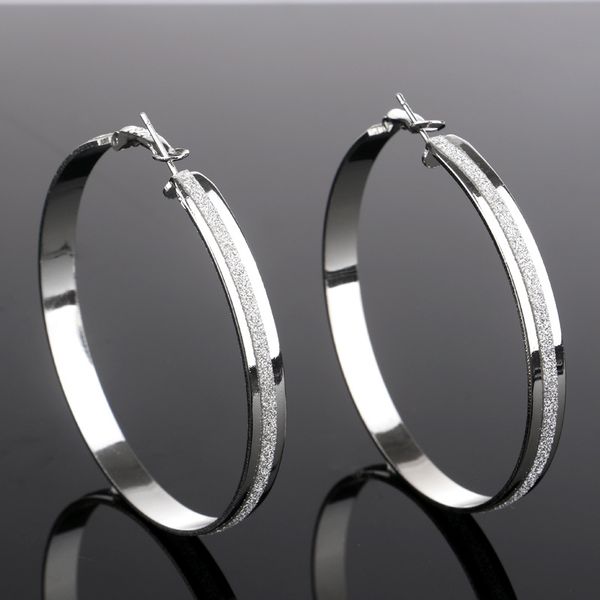 fashion big circle pierced earrings woman matte chic ear hoops hoop for women party brincos gift 60mm, Golden
fashion big circle pierced earrings woman matte chic ear hoops hoop for women party brincos gift 60mm, Golden