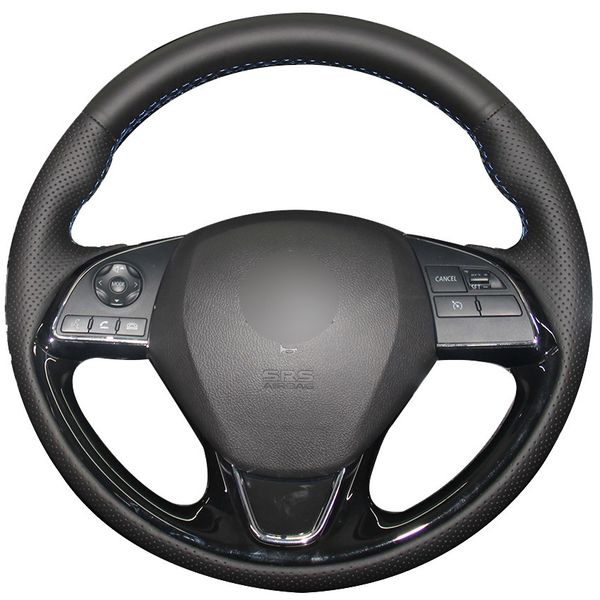 black natural leather car steering wheel cover for mitsubishi outlander asx 2016
black natural leather car steering wheel cover for mitsubishi outlander asx 2016