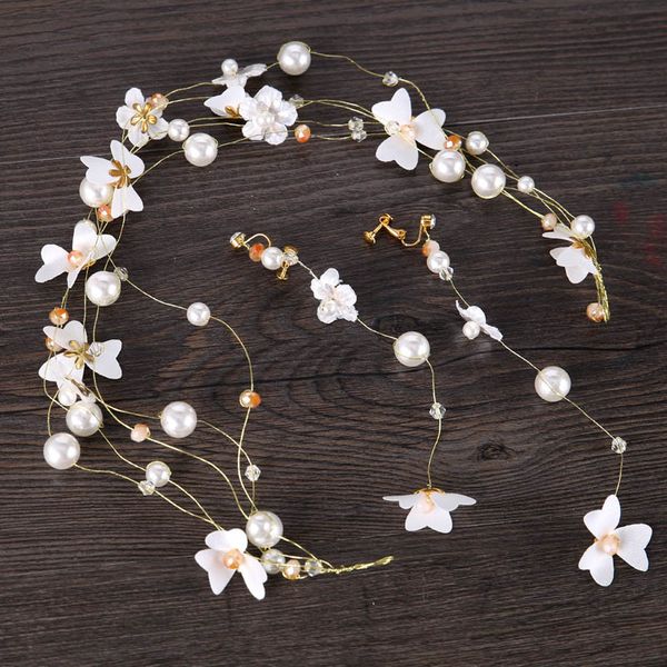 simple multilayer flower pearl headband earrings set tiaras de noiva bridal headpiece wedding hair accessories jewelry sets bh, Slivery;golden
simple multilayer flower pearl headband earrings set tiaras de noiva bridal headpiece wedding hair accessories jewelry sets bh, Slivery;golden