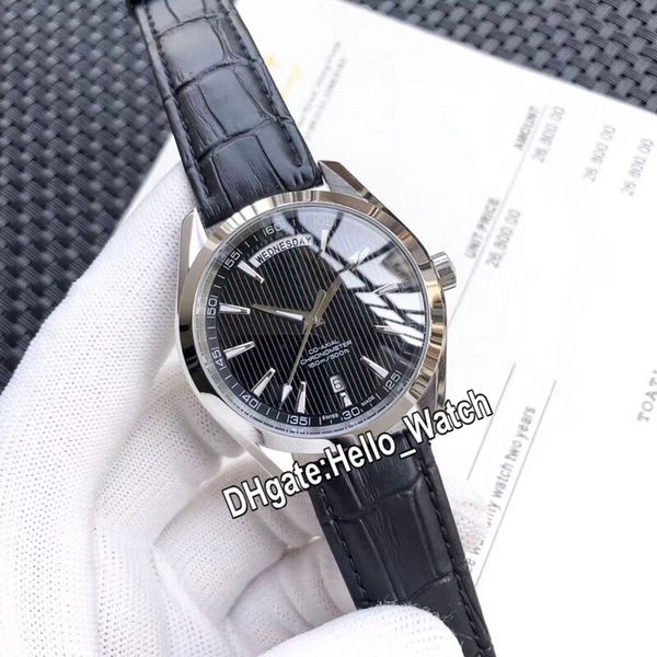 new aqua terra 150m day-date 231.13.42.22.01.001 automatic mens watch black texture dial steel case leather watches hello_watch 11color, Slivery;brown
new aqua terra 150m day-date 231.13.42.22.01.001 automatic mens watch black texture dial steel case leather watches hello_watch 11color, Slivery;brown