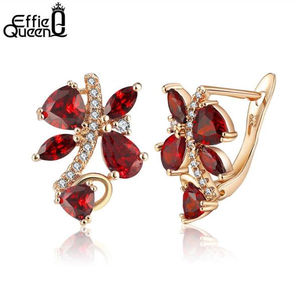 effie queen elegant stud earrings for women with shiny red color cubic zirconia stone gift new dde56-r, Golden;silver
effie queen elegant stud earrings for women with shiny red color cubic zirconia stone gift new dde56-r, Golden;silver