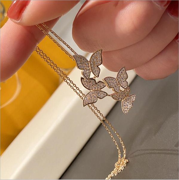four butterfly necklace pendants golden ins simple butterfly 925 silver needle personalized earrings set
four butterfly necklace pendants golden ins simple butterfly 925 silver needle personalized earrings set