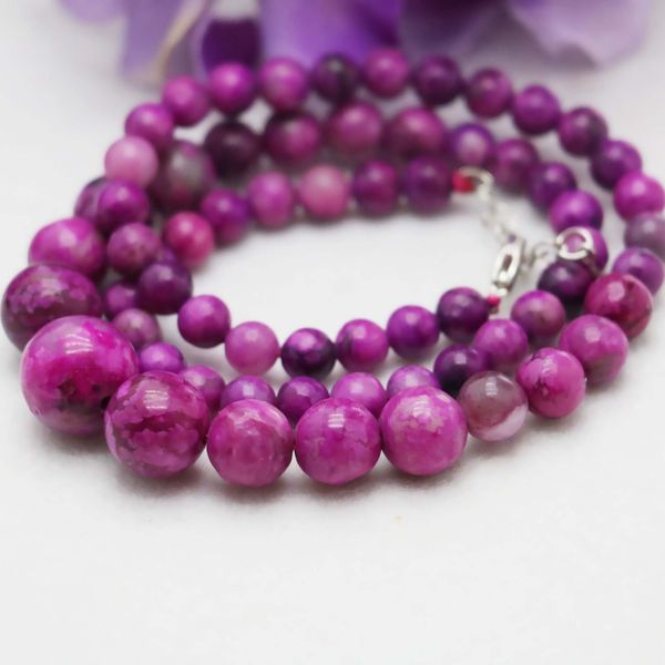 6-14mm classic ethnic style rose beads chalcedony turriform women necklace girl neck chain ladies gifts jewelry making 11.11, Silver
6-14mm classic ethnic style rose beads chalcedony turriform women necklace girl neck chain ladies gifts jewelry making 11.11, Silver
