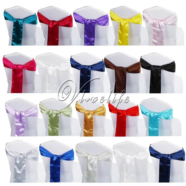 50pcs/lot satin chair sash bow 6" x 108" for banquet wedding party banquet bow ties butterfly craft chair cover decoration
50pcs/lot satin chair sash bow 6" x 108" for banquet wedding party banquet bow ties butterfly craft chair cover decoration