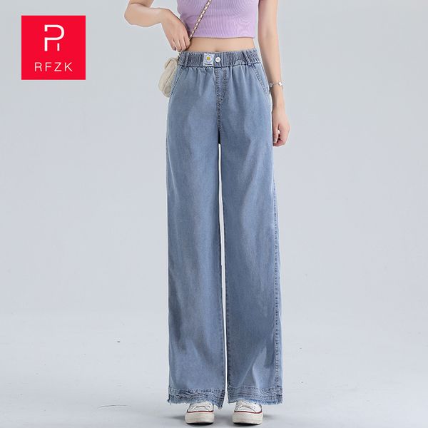 women's jeans rfzk 2021 summer high waist denim -edge loose wide-leg pants casual street style long trousers, Blue
women's jeans rfzk 2021 summer high waist denim -edge loose wide-leg pants casual street style long trousers, Blue