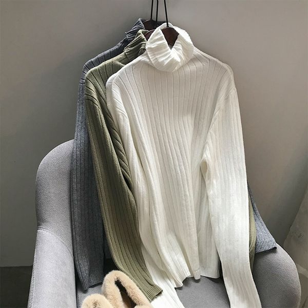 winter autumn 2019 femme sweet sweater high knitting thin elastic pullovers feminine yellow grey knitwear, White;black
winter autumn 2019 femme sweet sweater high knitting thin elastic pullovers feminine yellow grey knitwear, White;black