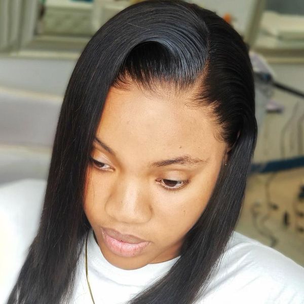 lace front human hair wigs brazilian straight lace frontal wig with pre plucked baby hair full and thick ing, Black
lace front human hair wigs brazilian straight lace frontal wig with pre plucked baby hair full and thick ing, Black