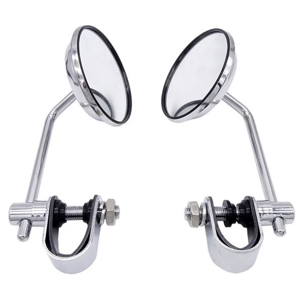 1 pair universal 8mm stainless steel motorcycle back view mirror classic retro vintage round rearview mirror
1 pair universal 8mm stainless steel motorcycle back view mirror classic retro vintage round rearview mirror