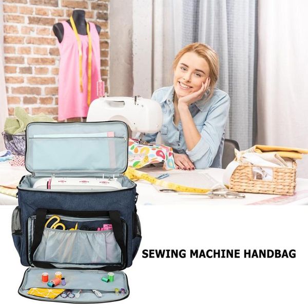 oxford cloth sewing machine storage bag large capacity sewing tools handbag