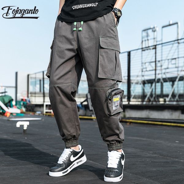 men's pants fojagnato multi-pocket cargo men brand trendy wild hip hop trousers male high street fashion casual, Black
men's pants fojagnato multi-pocket cargo men brand trendy wild hip hop trousers male high street fashion casual, Black