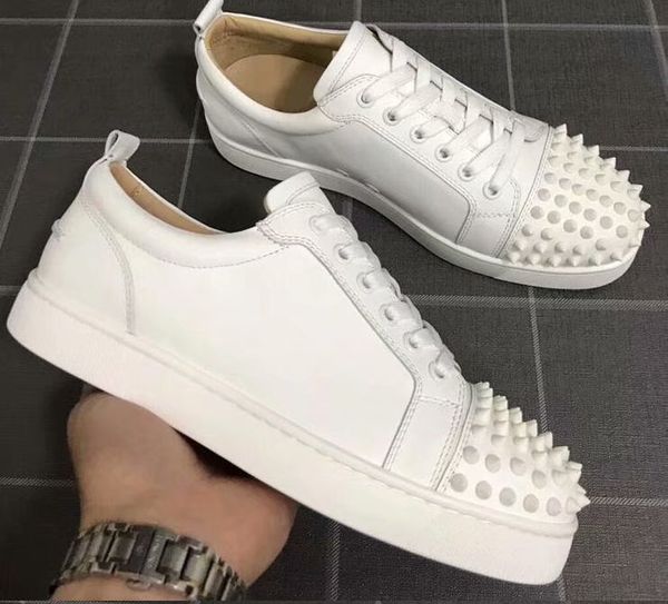 designs shoes spike junior calf low cut redbottom sneaker luxury party wedding shoes genuine leather spikes lace-up casual shoes, Black
designs shoes spike junior calf low cut redbottom sneaker luxury party wedding shoes genuine leather spikes lace-up casual shoes, Black