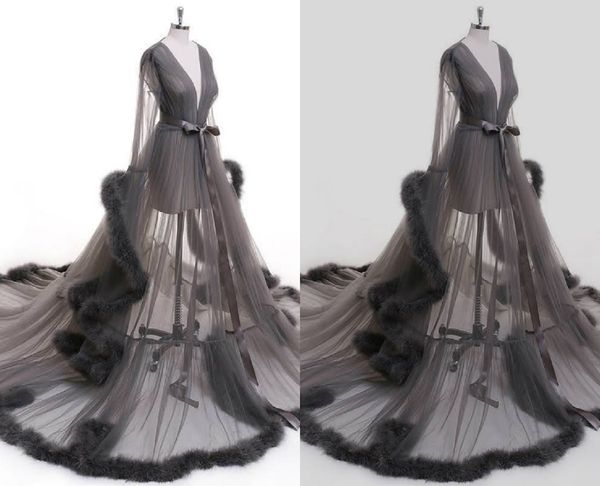 2020 wedding robes high v-neck long sleeves fur ribbon sash bathrobes night gowns for women custom made sweep train pajamas sleepwear cheap, White;pink
2020 wedding robes high v-neck long sleeves fur ribbon sash bathrobes night gowns for women custom made sweep train pajamas sleepwear cheap, White;pink