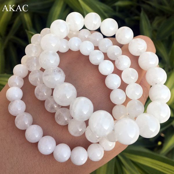 akac natural white phantom quartz bracelet approx8-10mm