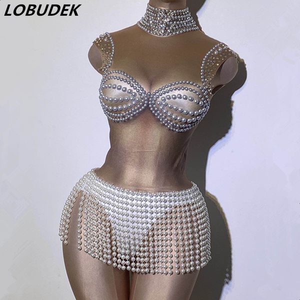 stage wear shiny rhinestones pearls tassels bodysuit sleeveless nude elastic fringe leotard dance costume performance wear, Black;red
stage wear shiny rhinestones pearls tassels bodysuit sleeveless nude elastic fringe leotard dance costume performance wear, Black;red