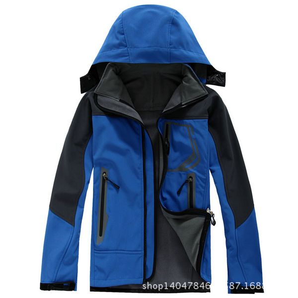 outdoor leisure male waterproof windproof fleece jackets leisure mountaineering hiking jacket, Blue;black
outdoor leisure male waterproof windproof fleece jackets leisure mountaineering hiking jacket, Blue;black