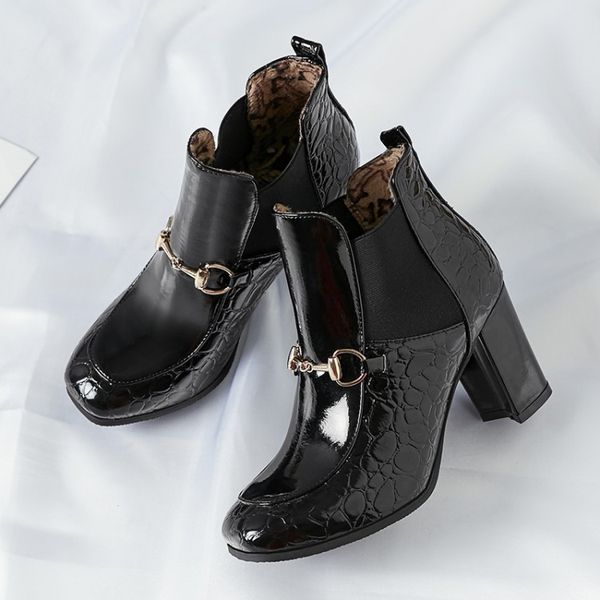 big size 9 10 11 12 boots women shoes ankle boots for women ladies shoes woman winter metal chain elastic joint sleeve, Black
big size 9 10 11 12 boots women shoes ankle boots for women ladies shoes woman winter metal chain elastic joint sleeve, Black