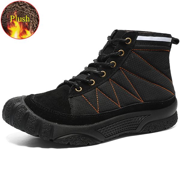 fur warm men boots big size 46 winter waterproof men snow boots sneakers lace up male cotton shoes ankle botas hombre non-slip, Black
fur warm men boots big size 46 winter waterproof men snow boots sneakers lace up male cotton shoes ankle botas hombre non-slip, Black