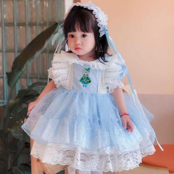 2020 summer spanish lolita princess dress baby girl clothes lace stitching dress for girls birthday party dress vestidos y2686, Black;pink
2020 summer spanish lolita princess dress baby girl clothes lace stitching dress for girls birthday party dress vestidos y2686, Black;pink