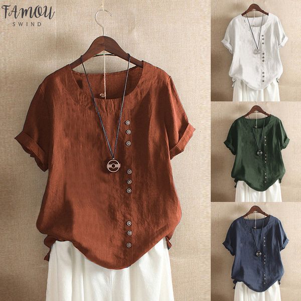 new tshirt polyester women casual loose button linen plus size daily boho tanic t shirt camiseta mujer women harajuku t, White
new tshirt polyester women casual loose button linen plus size daily boho tanic t shirt camiseta mujer women harajuku t, White