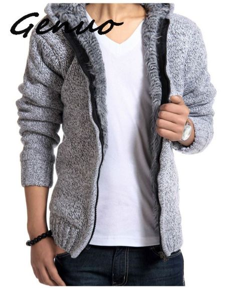 autumn winter men's thick sweatercoat collar zipper sweater coat outerwear winter fleece cashmere liner sweatersturn-down collar, White;black
autumn winter men's thick sweatercoat collar zipper sweater coat outerwear winter fleece cashmere liner sweatersturn-down collar, White;black