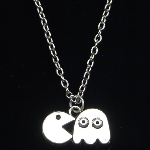 20pcs new fashion necklace 19x11mm pac man retro 80's arcade game silver pendants short long women men colar gift jewelry choker
20pcs new fashion necklace 19x11mm pac man retro 80's arcade game silver pendants short long women men colar gift jewelry choker