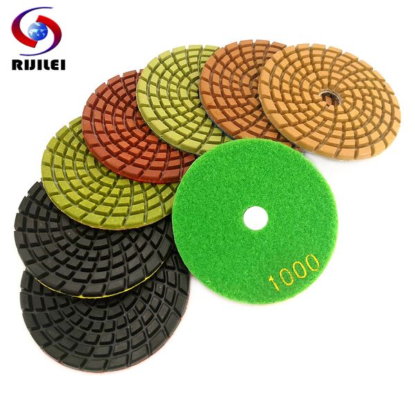 rijilei 7pcs 4inch diamond polishing pads thick 4mm wet diamond concrete floor polishing pad for marble stone grinding discs
rijilei 7pcs 4inch diamond polishing pads thick 4mm wet diamond concrete floor polishing pad for marble stone grinding discs