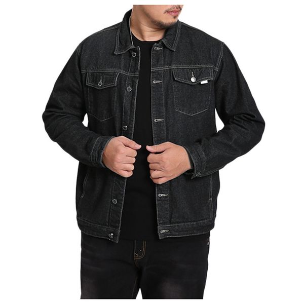 denim jacket 2019 men's fashion winter jacket motorcycle style blouse slim hole jeans plus size casaco masculino, Black;brown
denim jacket 2019 men's fashion winter jacket motorcycle style blouse slim hole jeans plus size casaco masculino, Black;brown