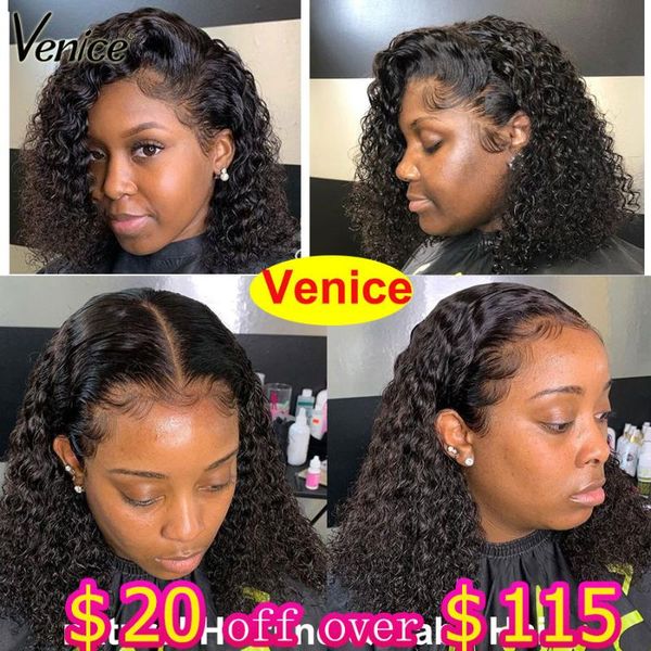 venice hair 13x6 lace front human hair wigs for black women short lace frontal wig pre plucked with baby curly remy, Black;brown
venice hair 13x6 lace front human hair wigs for black women short lace frontal wig pre plucked with baby curly remy, Black;brown