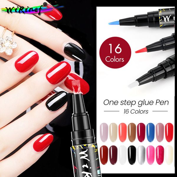wirinef colorful 3 in 1 one step gel nail painting varnish pen no need base coat easy to use for nail art 16 colors, Red;pink
wirinef colorful 3 in 1 one step gel nail painting varnish pen no need base coat easy to use for nail art 16 colors, Red;pink